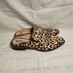 Sam Edelman Lewellyn Real Fur Mules Slip On Shoes - Womens